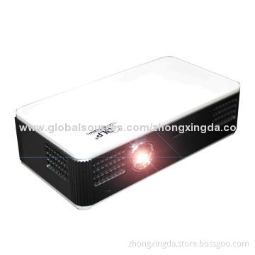 Multimedia Portable Mini Projector with USB/TF Card, Sized 110 x 65 x 28mm